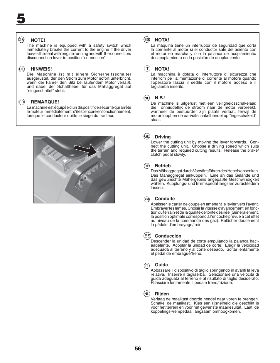 McCulloch 96041012300 User Manual | Page 56 / 96