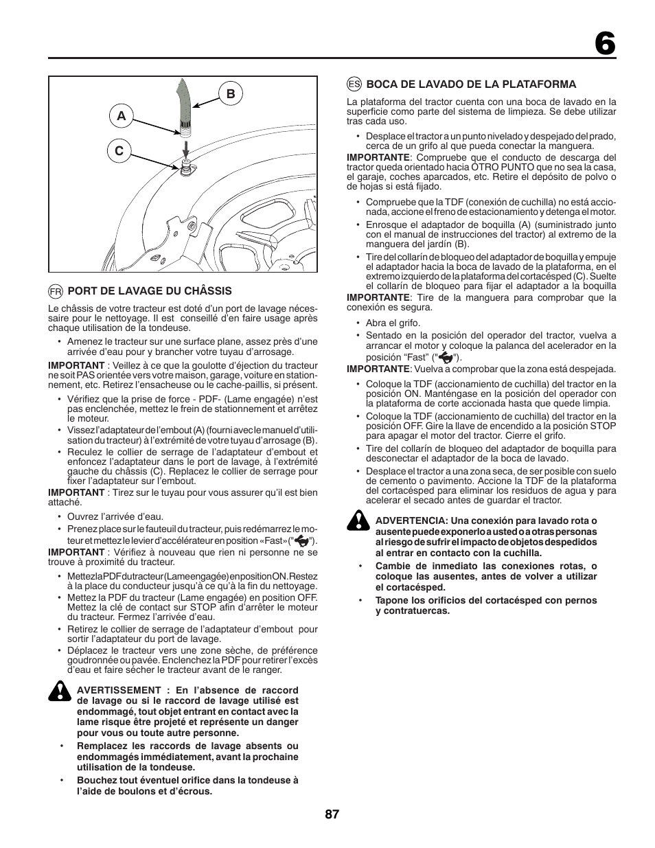 Ac b | McCulloch 96041012300 User Manual | Page 87 / 96
