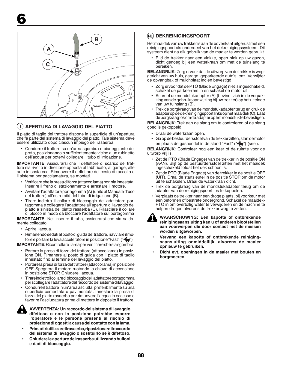 Ac b | McCulloch 96041012300 User Manual | Page 88 / 96