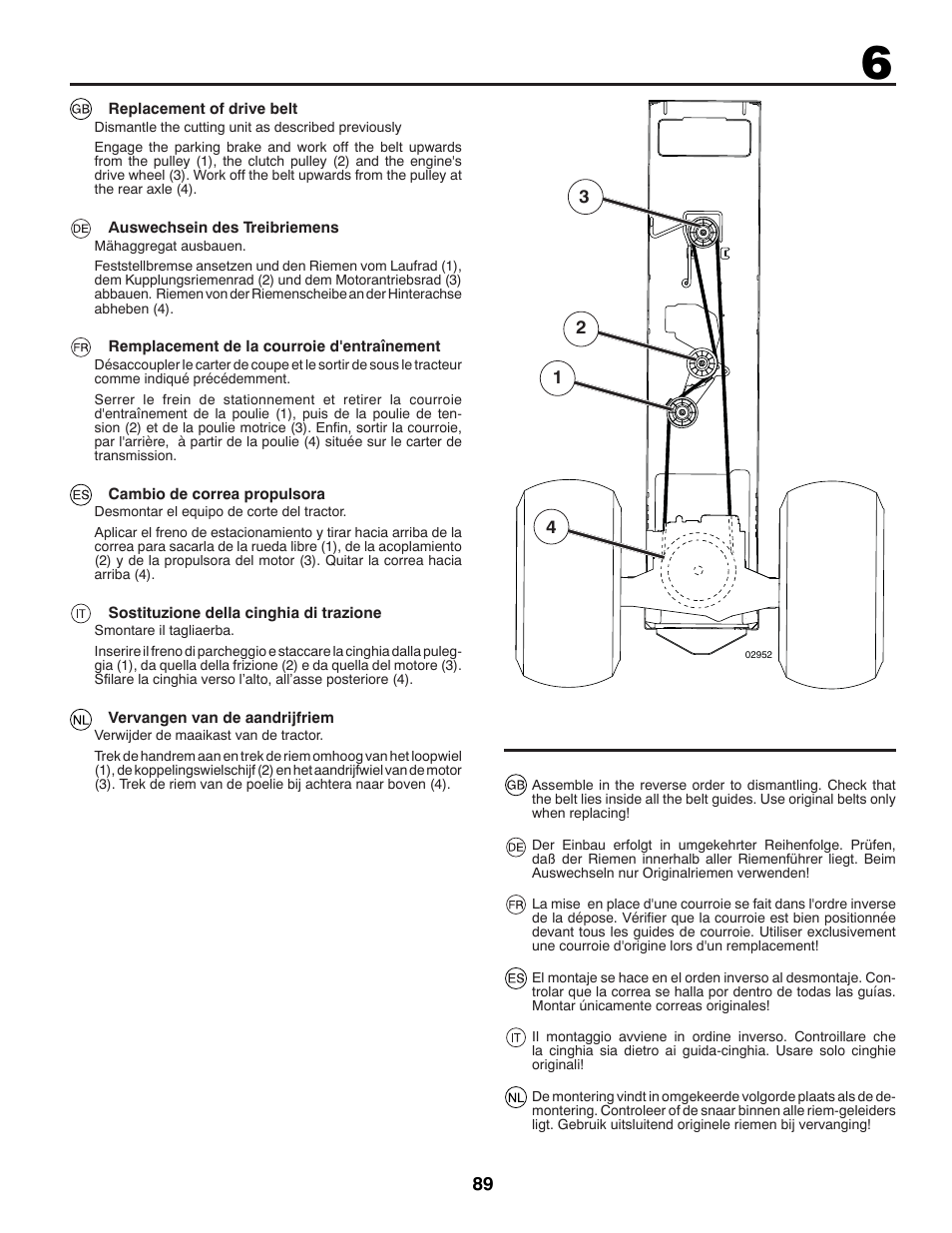 McCulloch 96041012300 User Manual | Page 89 / 96