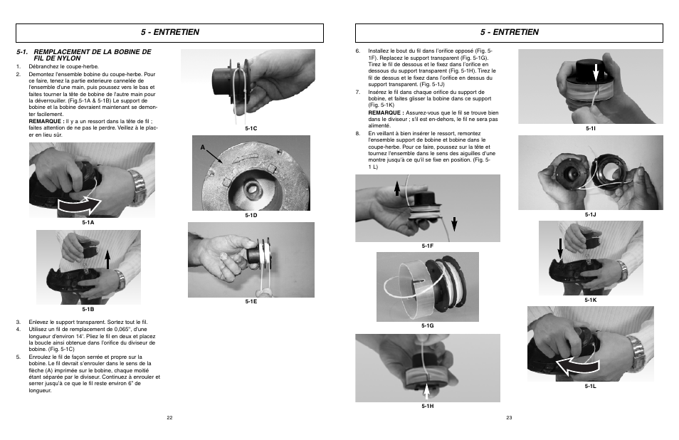 5 - entretien | McCulloch MCT2024 User Manual | Page 12 / 21