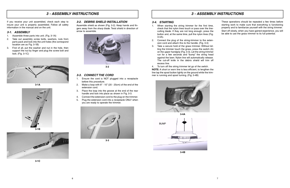 3 - assembly instructions | McCulloch MCT2024 User Manual | Page 4 / 21