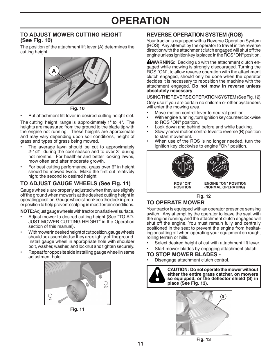 Operation | McCulloch 96041018001 User Manual | Page 11 / 28