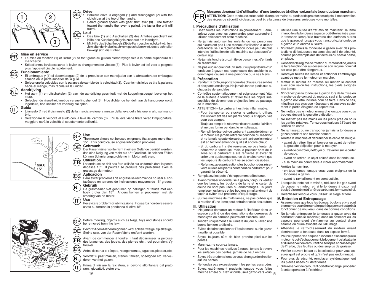 McCulloch M65B53SD User Manual | Page 5 / 10