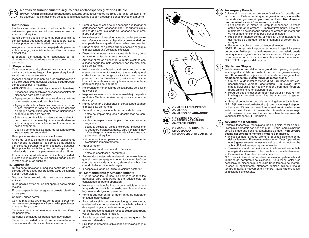 McCulloch M65B53SD User Manual | Page 6 / 10