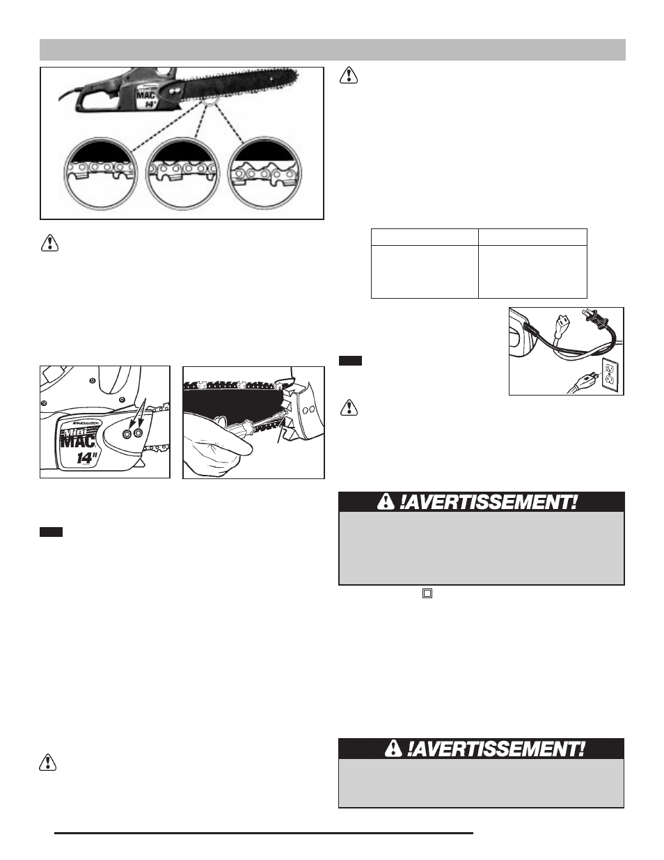 Assemblage | McCulloch Minimac 14 User Manual | Page 12 / 24