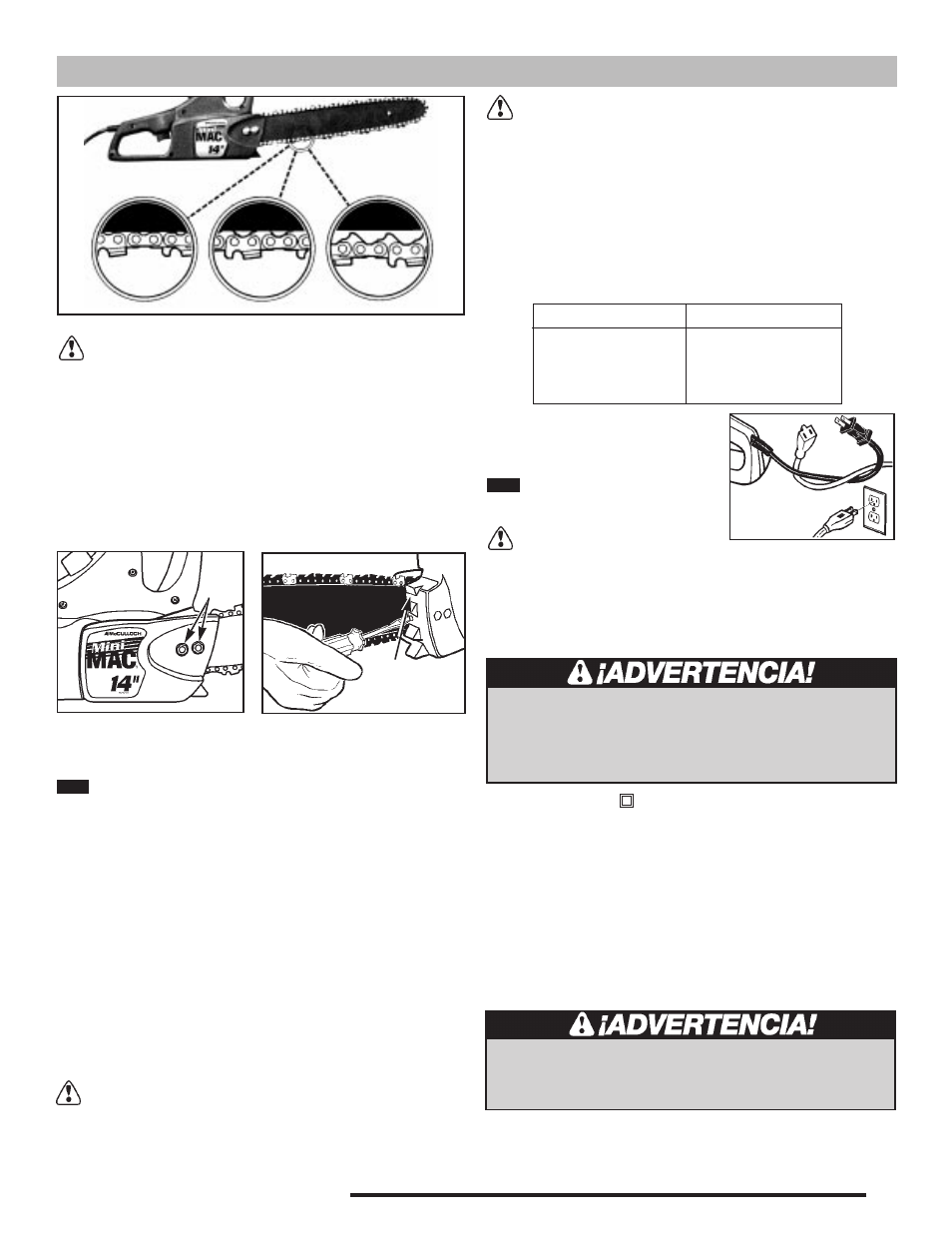 Ensamblaje | McCulloch Minimac 14 User Manual | Page 19 / 24