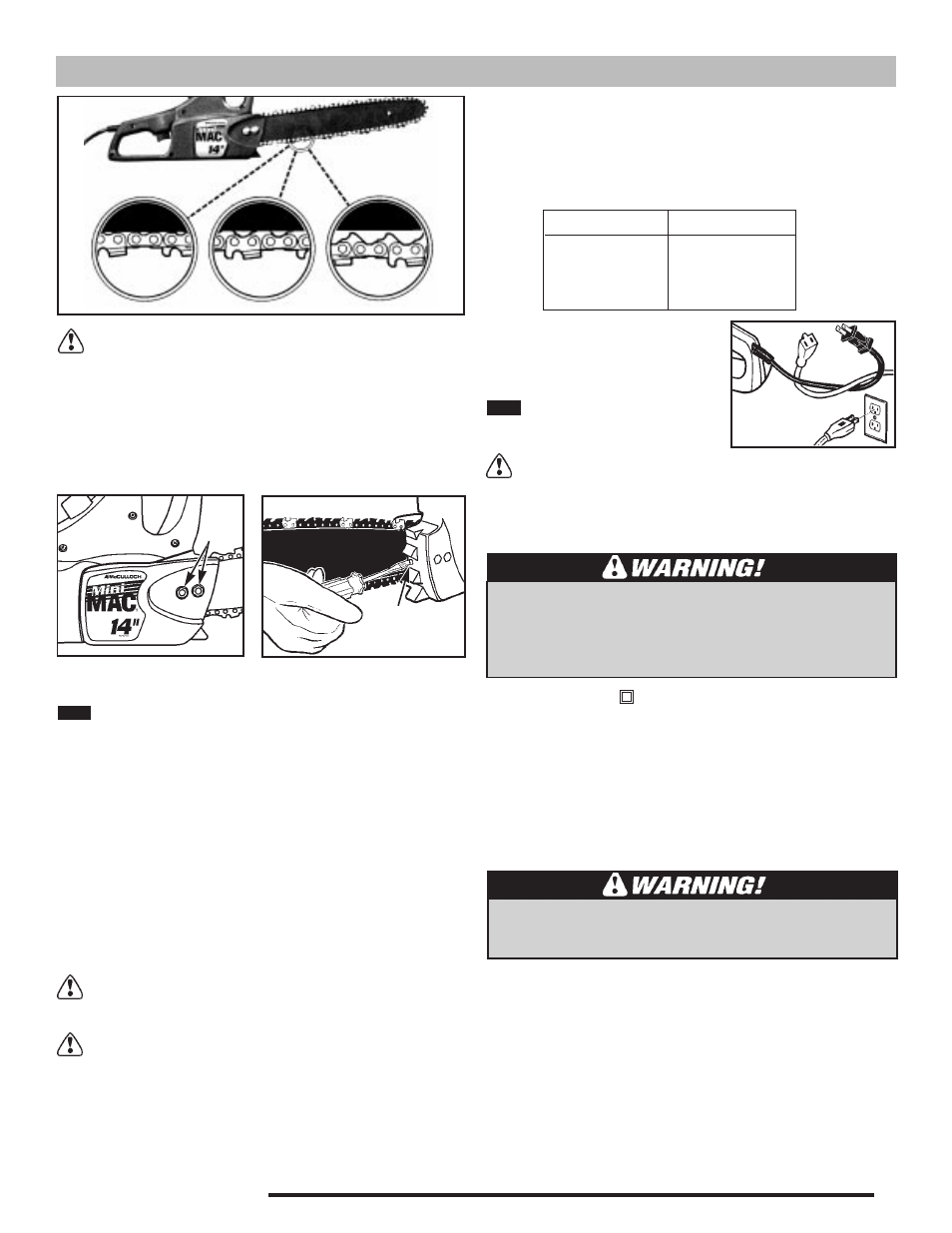 Assembly | McCulloch Minimac 14 User Manual | Page 5 / 24