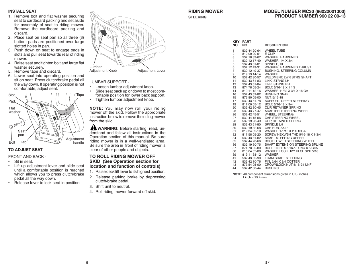 McCulloch MC30 User Manual | Page 8 / 22