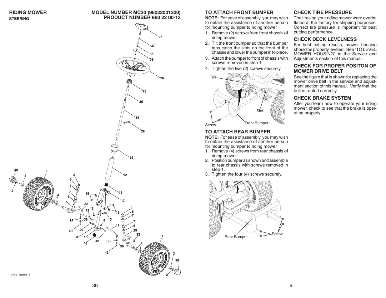 McCulloch MC30 User Manual | Page 9 / 22