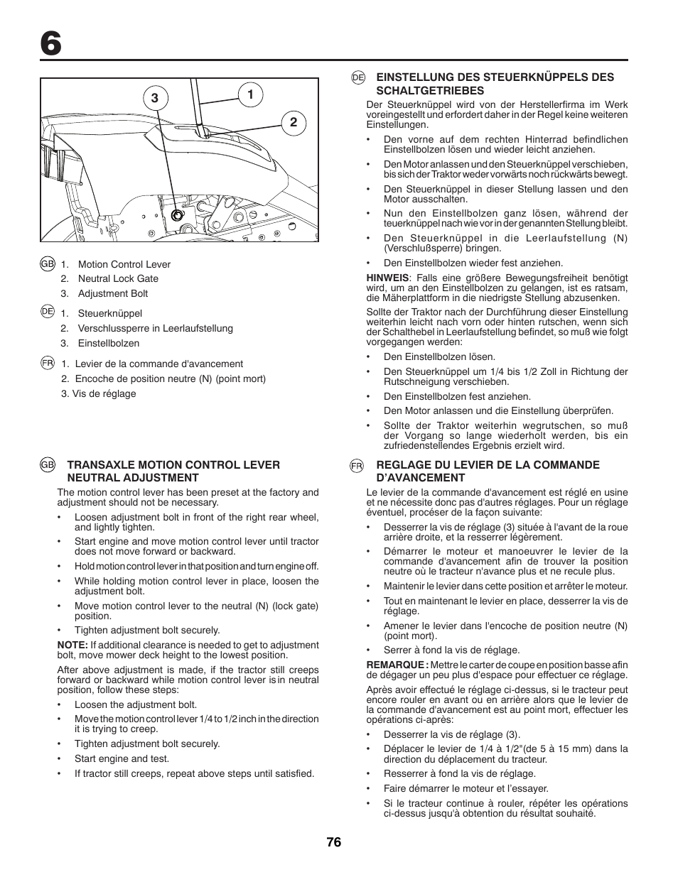 McCulloch 96041012401 User Manual | Page 76 / 88