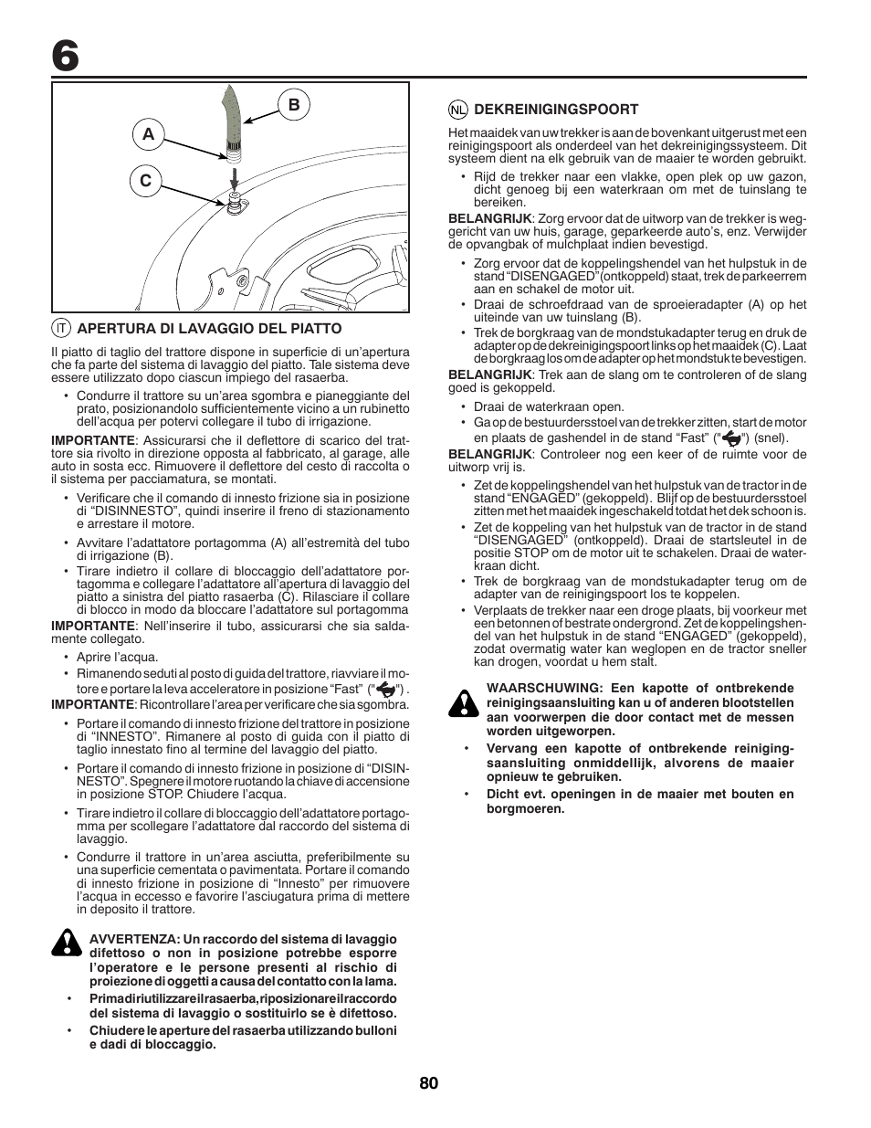 80 a c b | McCulloch 96041012401 User Manual | Page 80 / 88