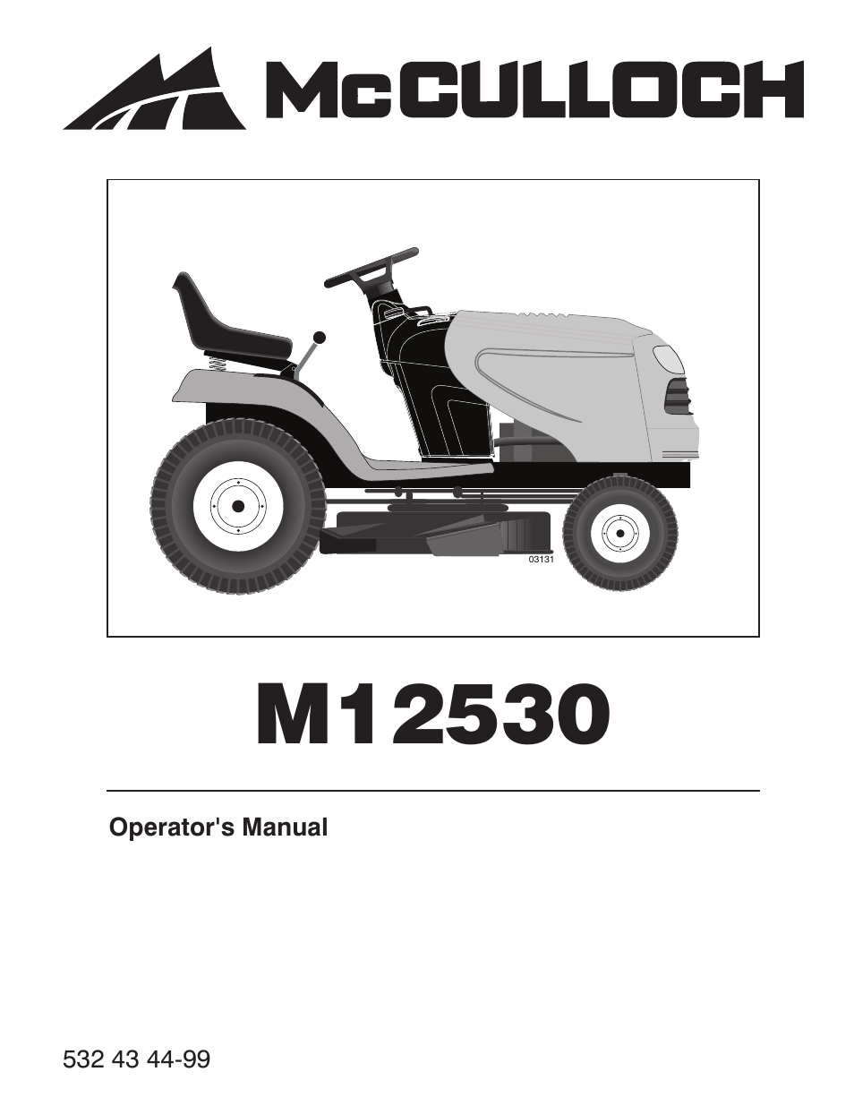 McCulloch M12530 User Manual | 28 pages