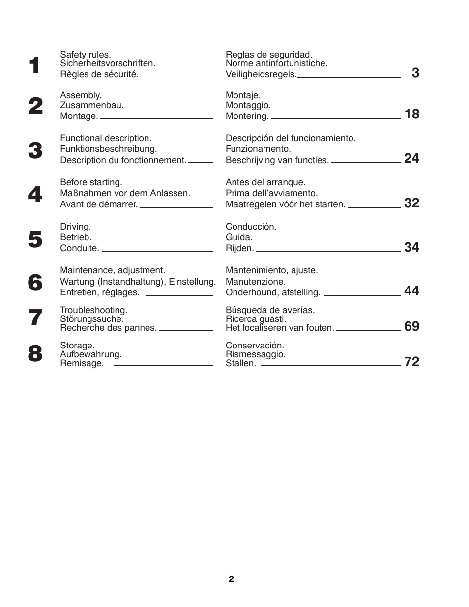 McCulloch 96041009100 User Manual | Page 2 / 76