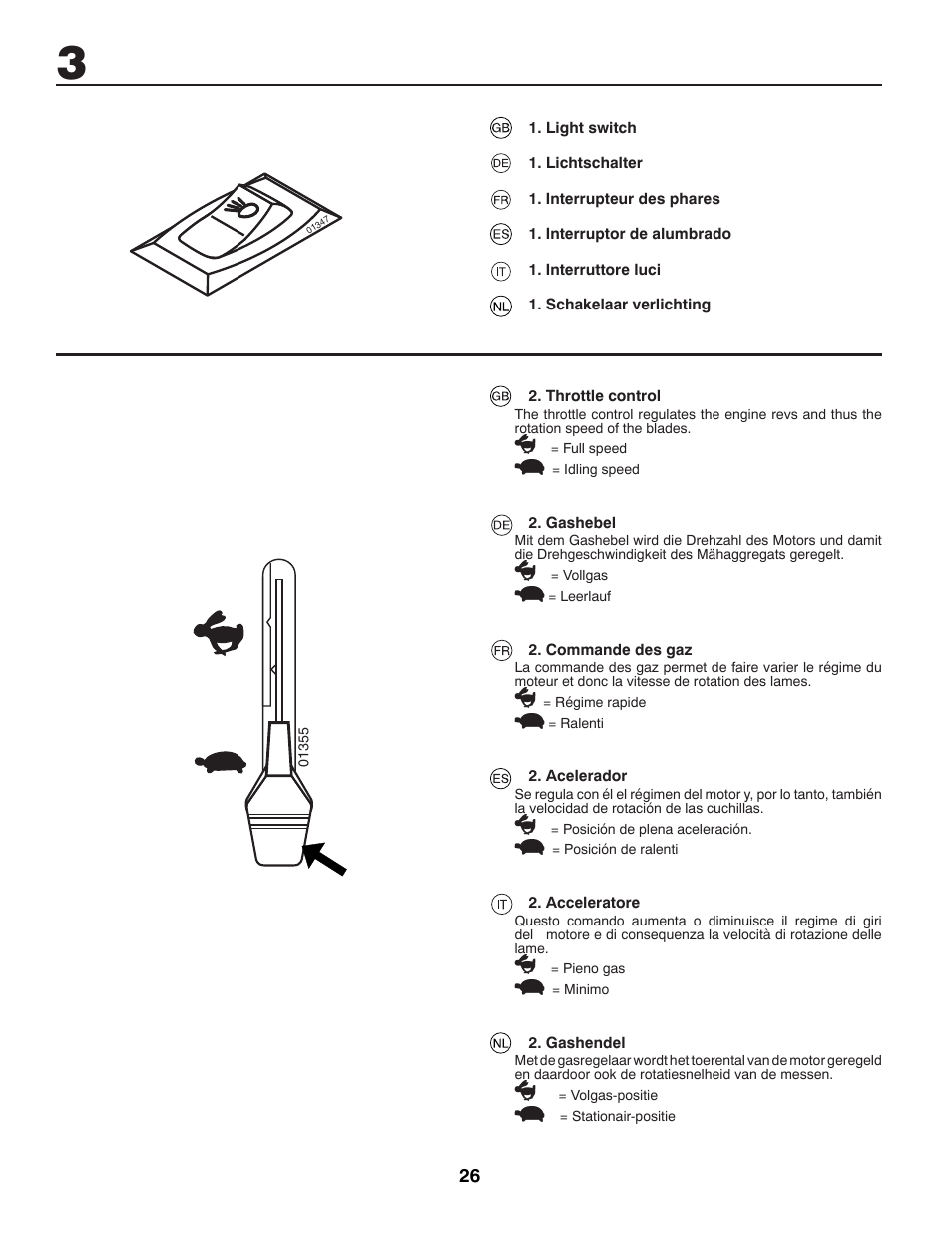 McCulloch 96041009100 User Manual | Page 26 / 76