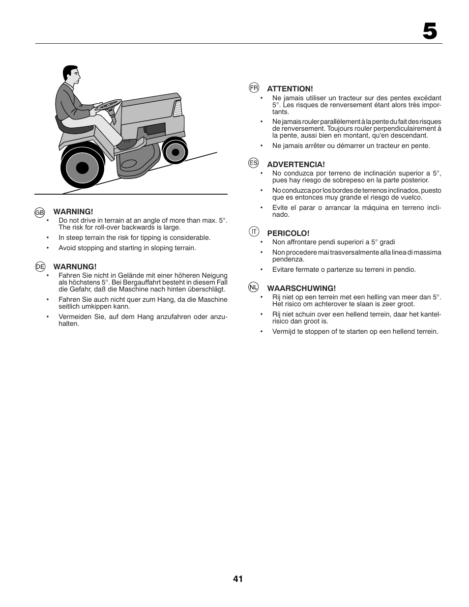 McCulloch 96041009100 User Manual | Page 41 / 76