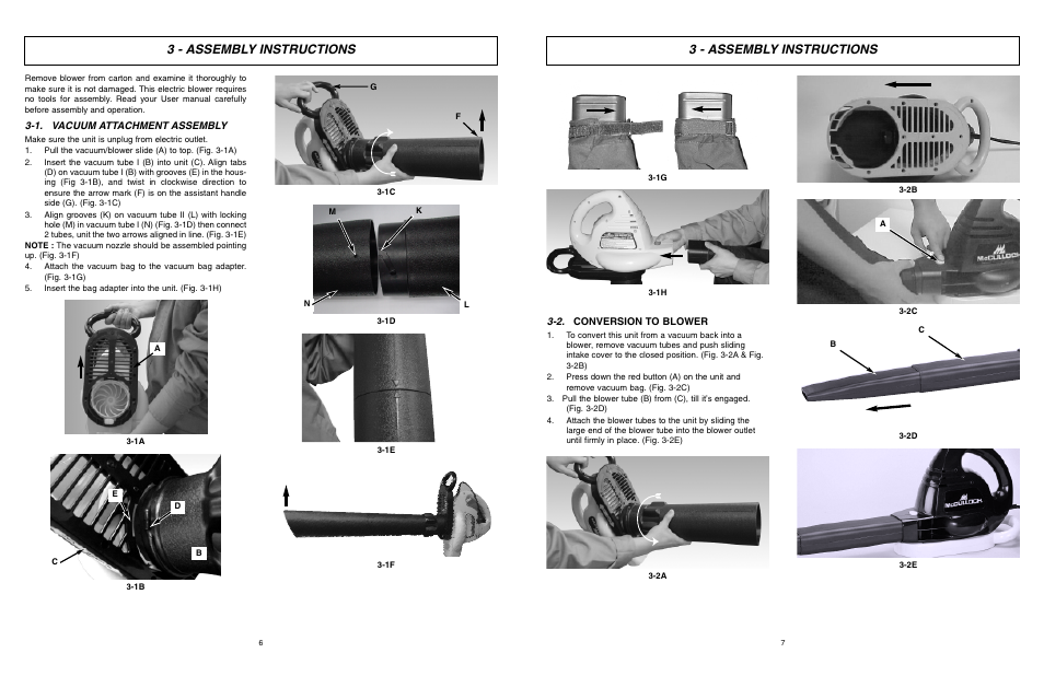3 - assembly instructions | McCulloch MCB2205 User Manual | Page 4 / 18