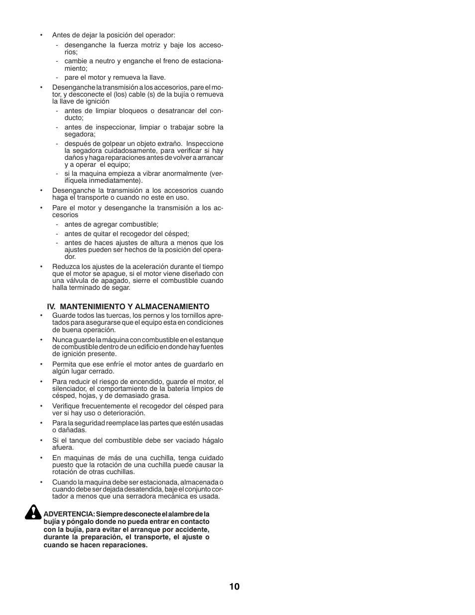 McCulloch M13597H User Manual | Page 10 / 80