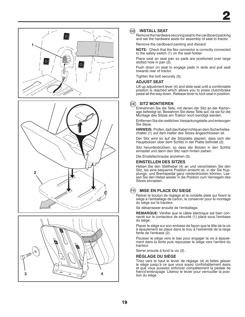 McCulloch M13597H User Manual | Page 19 / 80