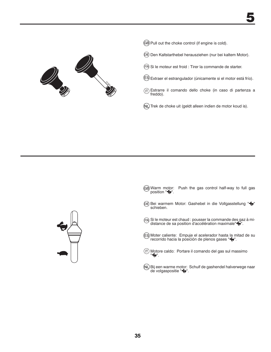 McCulloch M13597H User Manual | Page 35 / 80