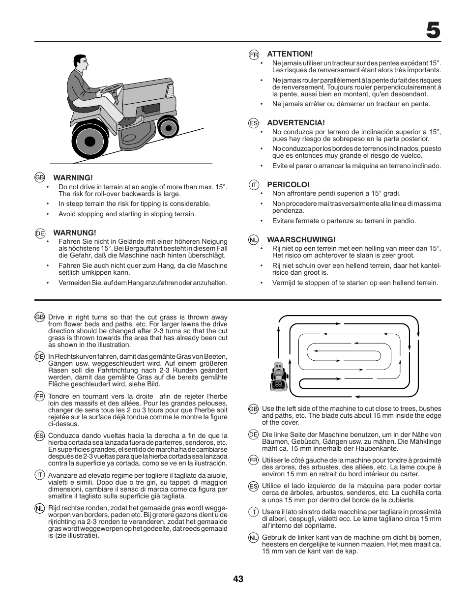 McCulloch M13597H User Manual | Page 43 / 80