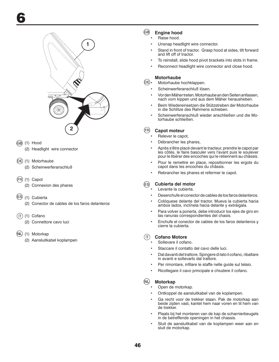 McCulloch M13597H User Manual | Page 46 / 80