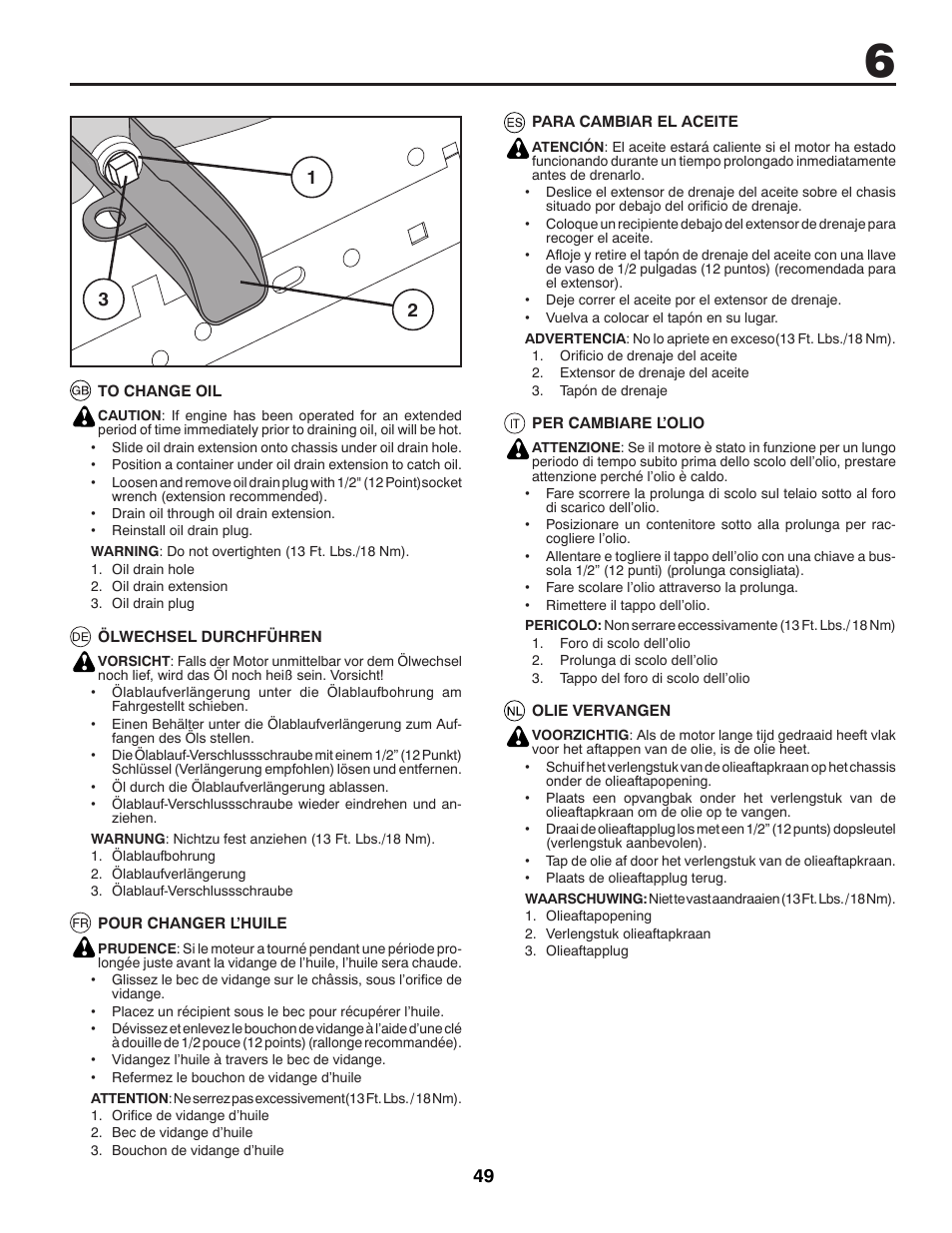 McCulloch M13597H User Manual | Page 49 / 80