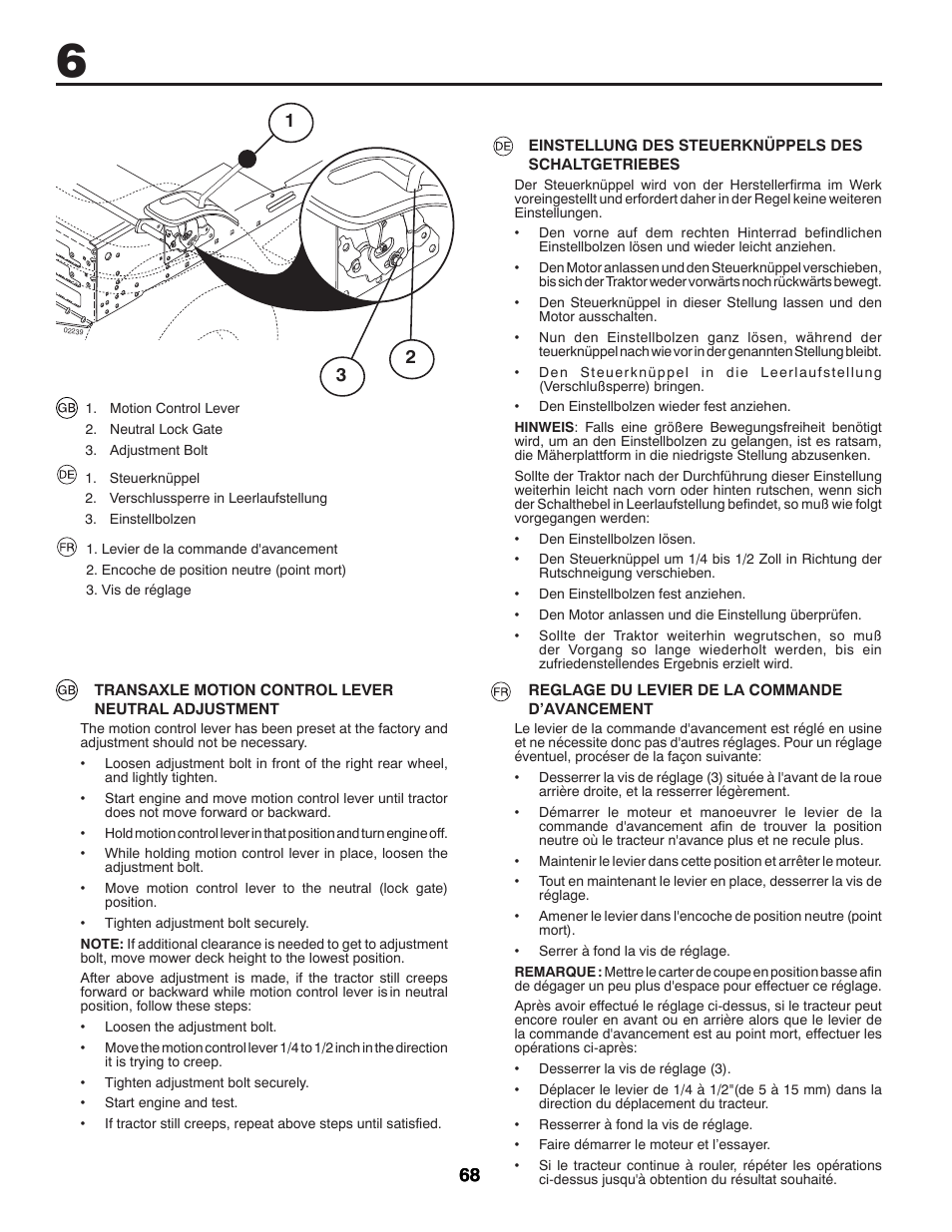 McCulloch M13597H User Manual | Page 68 / 80