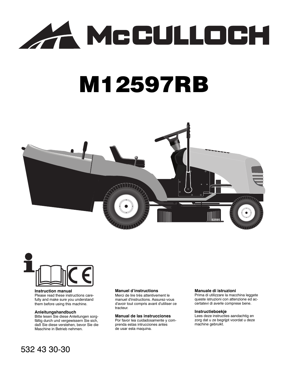 McCulloch M12597RB User Manual | 84 pages