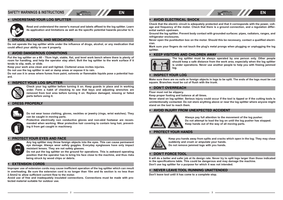 McCulloch Woodchuck FB4052 User Manual | Page 2 / 17