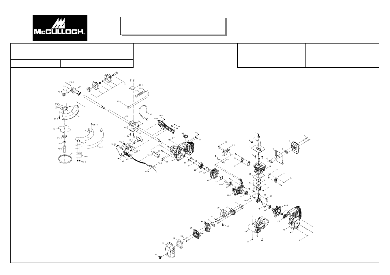 McCulloch MT3090 User Manual | 2 pages