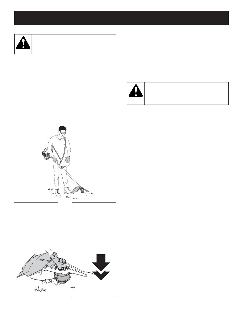 Warning, Caution, Operating instructions | McCulloch MT780 User Manual | Page 13 / 80