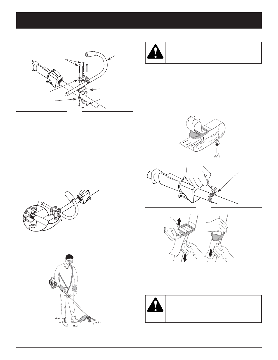 Avertissement, Instructions de montage | McCulloch MT780 User Manual | Page 34 / 80