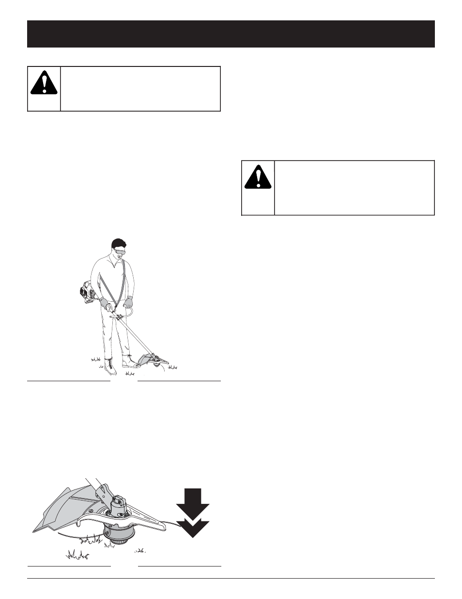 Avertissement, Mise en garde, Mode d'emploi | McCulloch MT780 User Manual | Page 39 / 80