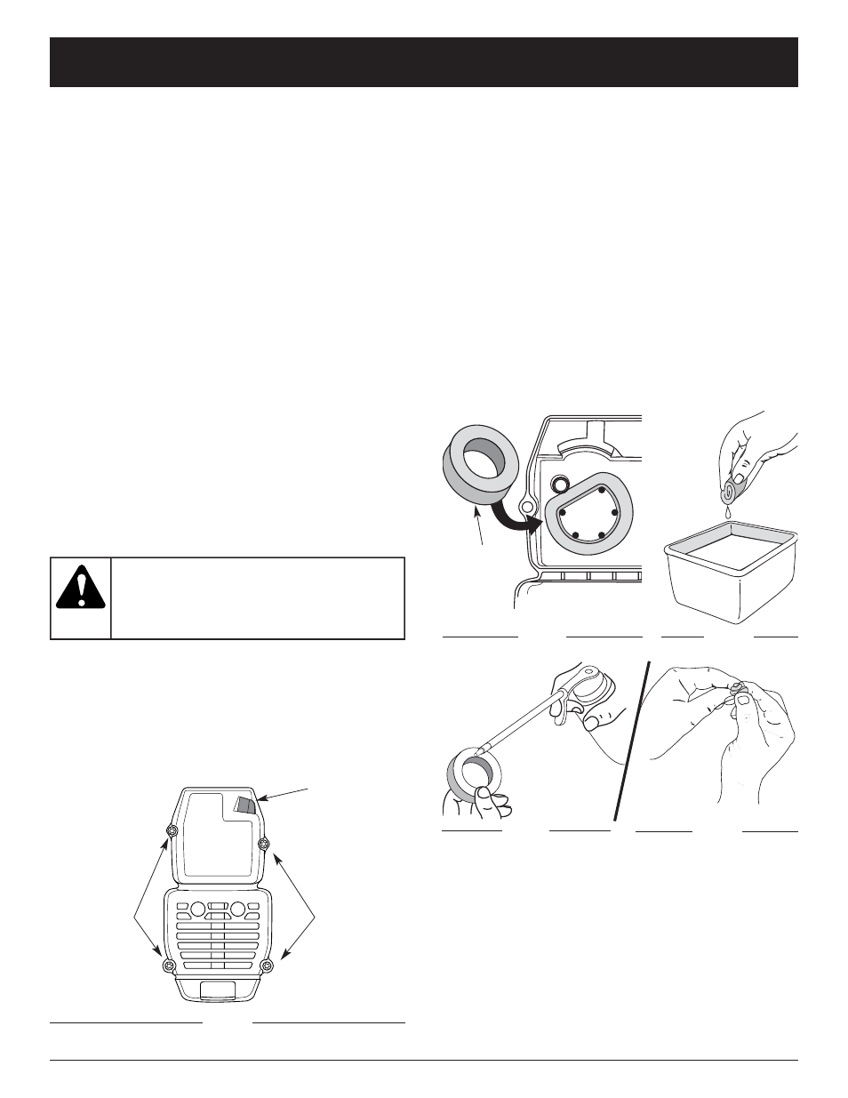 Advertencia, Instrucciones de mantenimiento y reparacion | McCulloch MT780 User Manual | Page 69 / 80