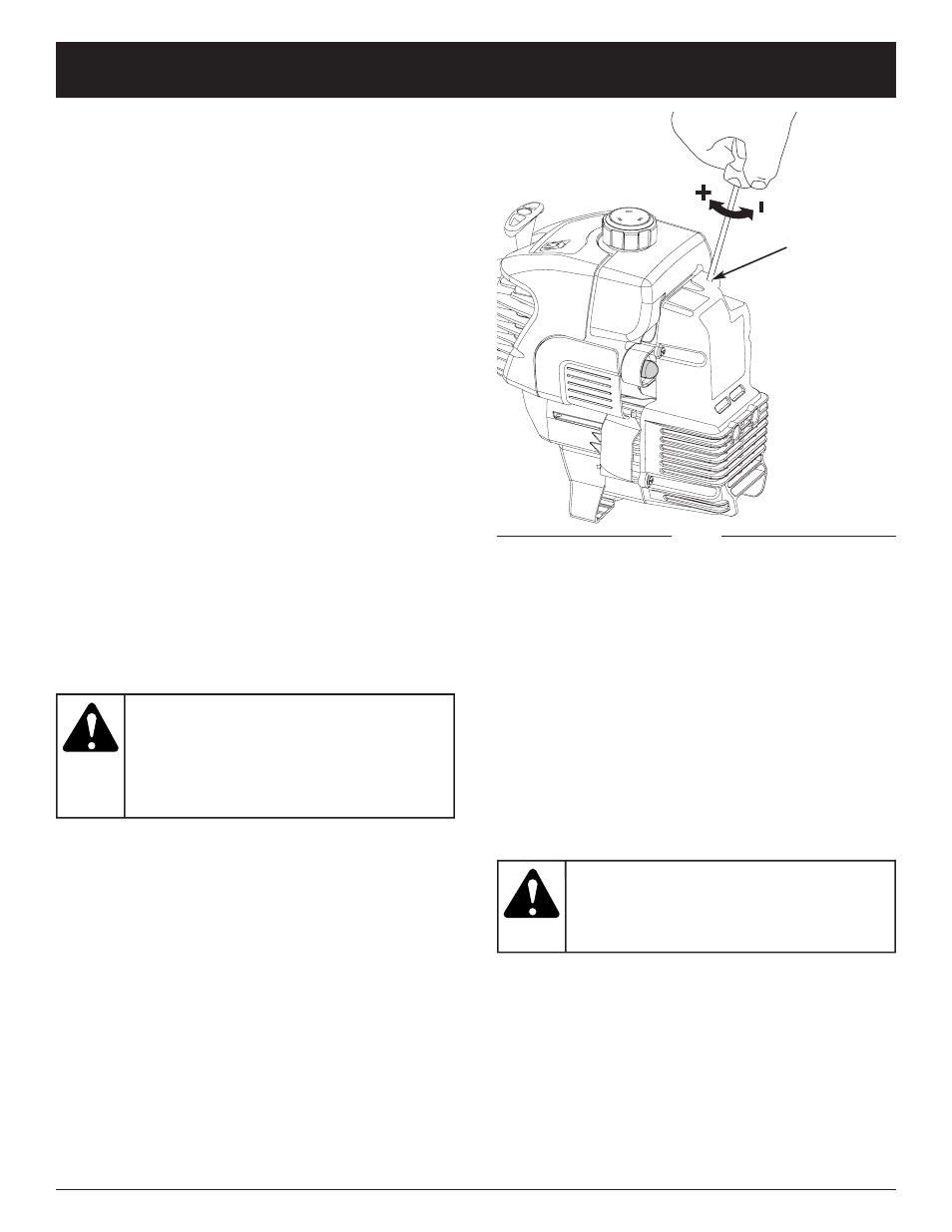 Advertencia, Instrucciones de mantenimiento y reparacion | McCulloch MT780 User Manual | Page 71 / 80