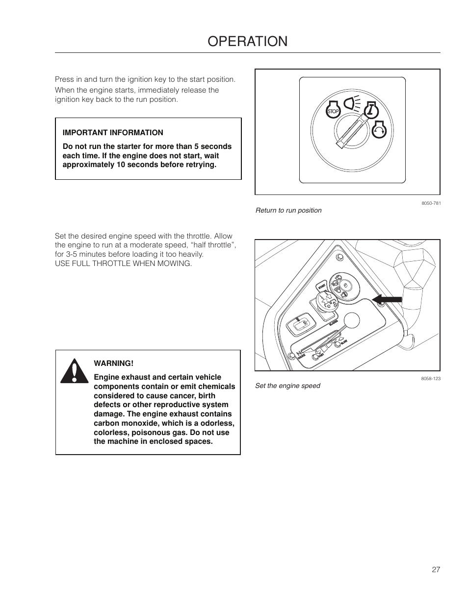 Operation | McCulloch 966564101 User Manual | Page 27 / 60