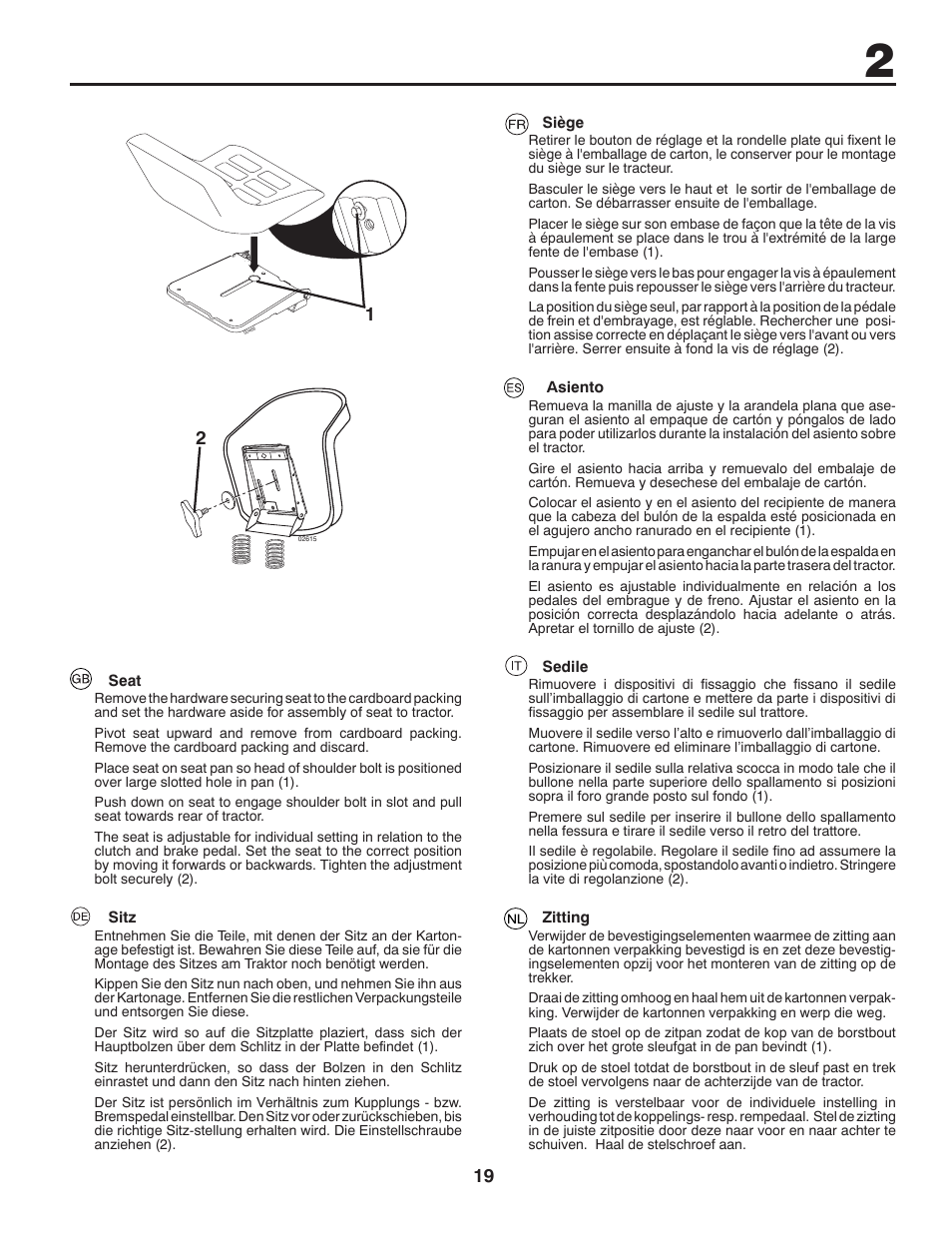 McCulloch 532 43 20-26 User Manual | Page 19 / 68