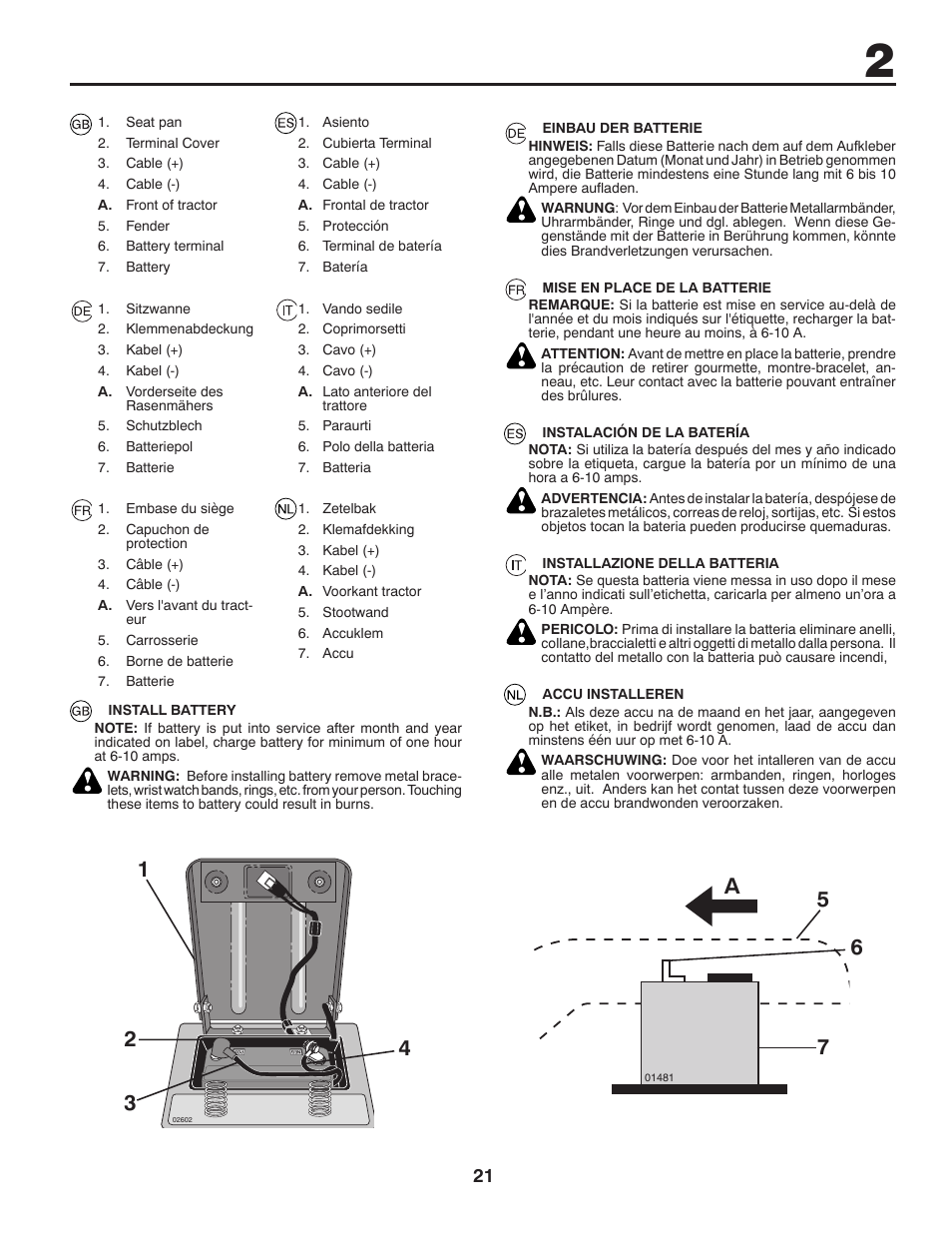 57 a 6 | McCulloch 532 43 20-26 User Manual | Page 21 / 68