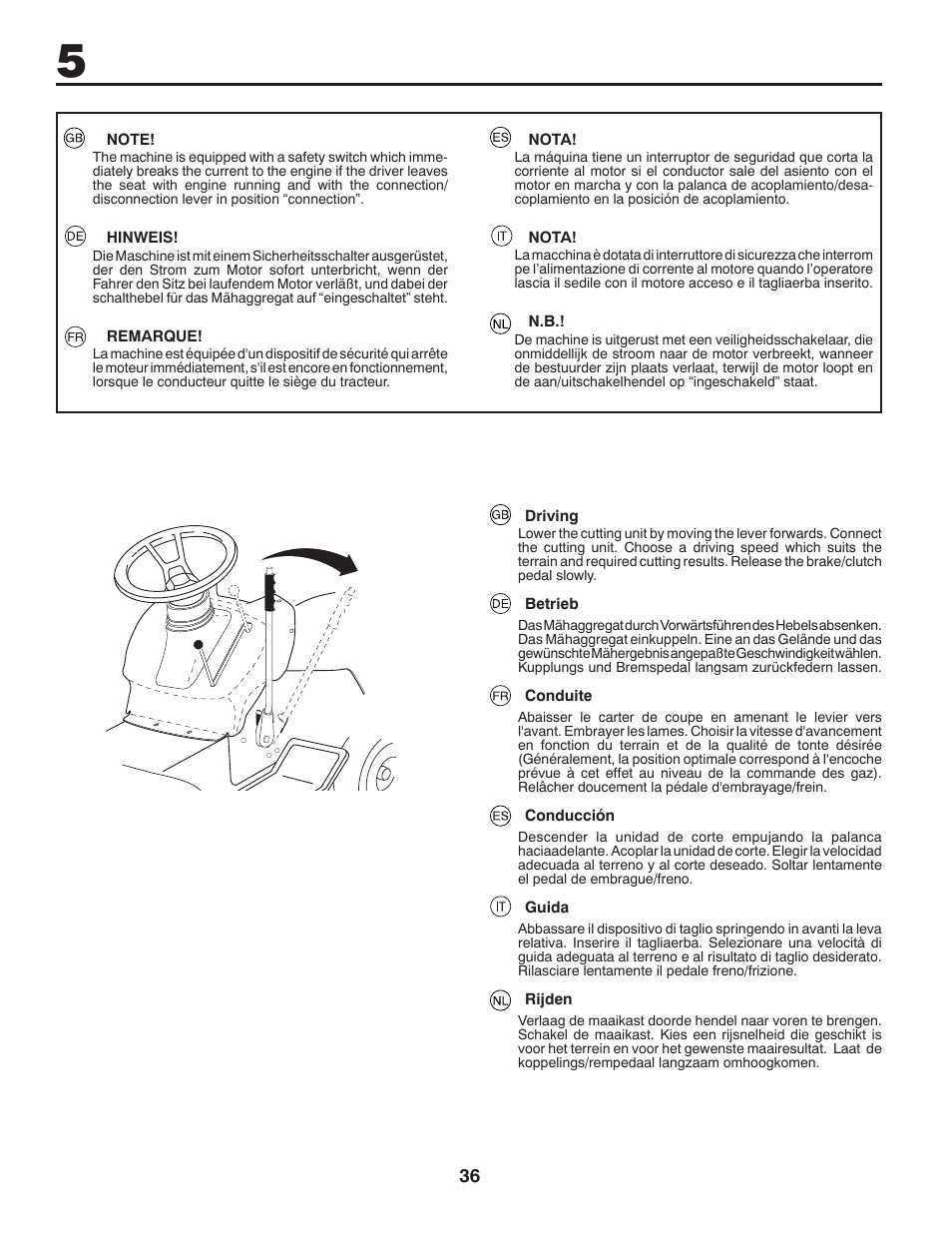 McCulloch 532 43 20-26 User Manual | Page 36 / 68