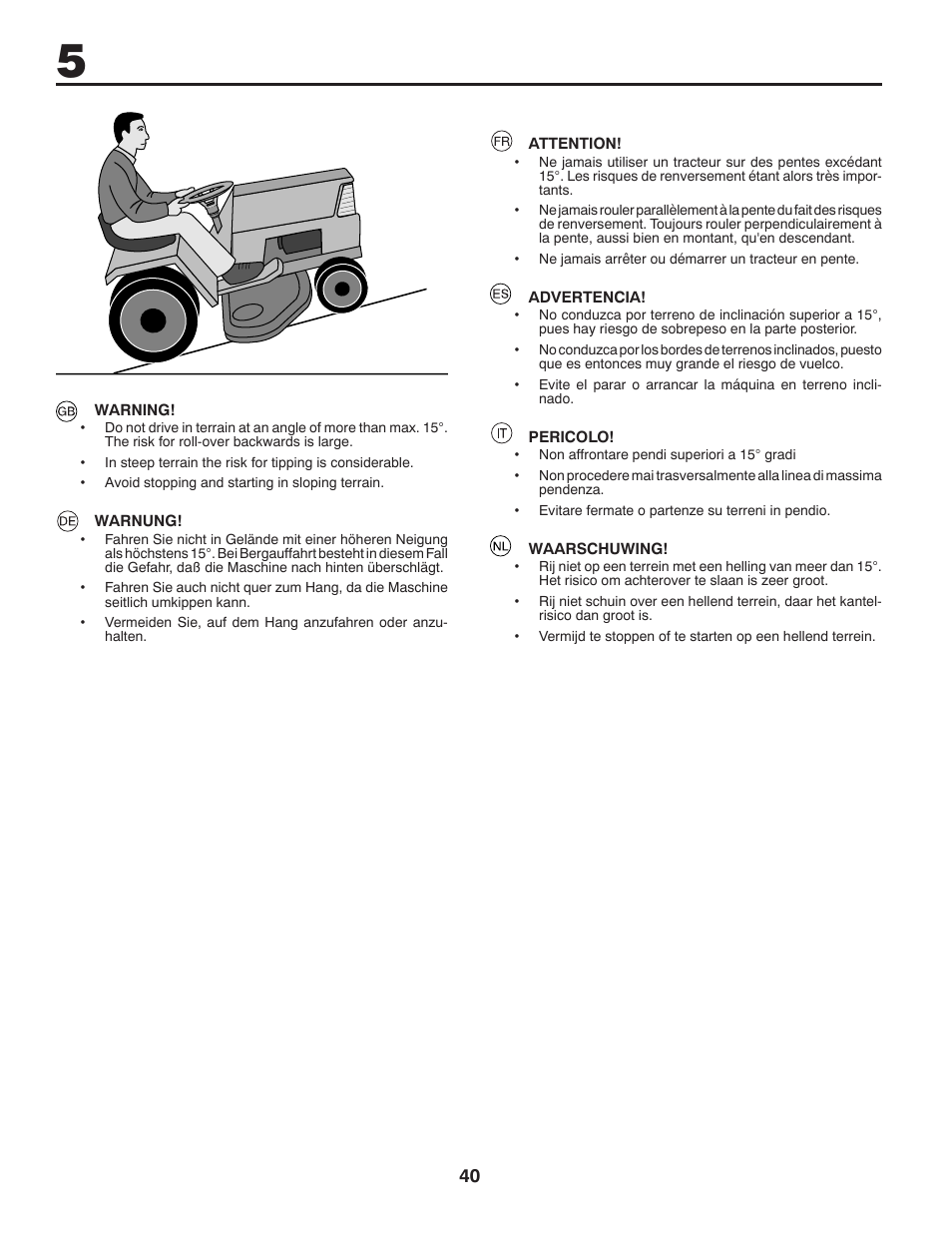 McCulloch 532 43 20-26 User Manual | Page 40 / 68