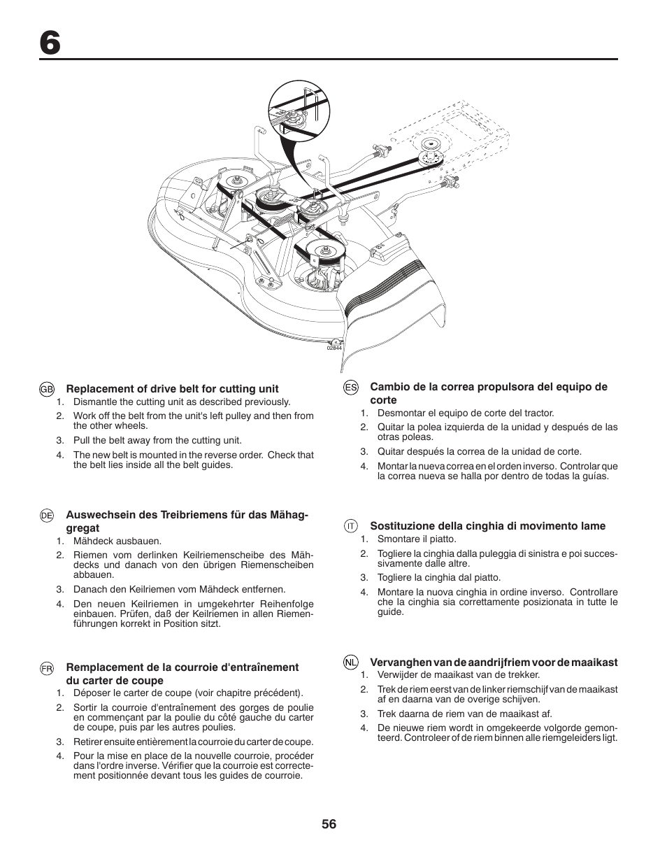 McCulloch 532 43 20-26 User Manual | Page 56 / 68