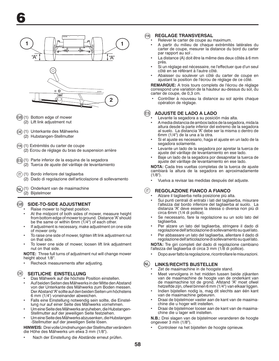 McCulloch 532 43 20-26 User Manual | Page 58 / 68