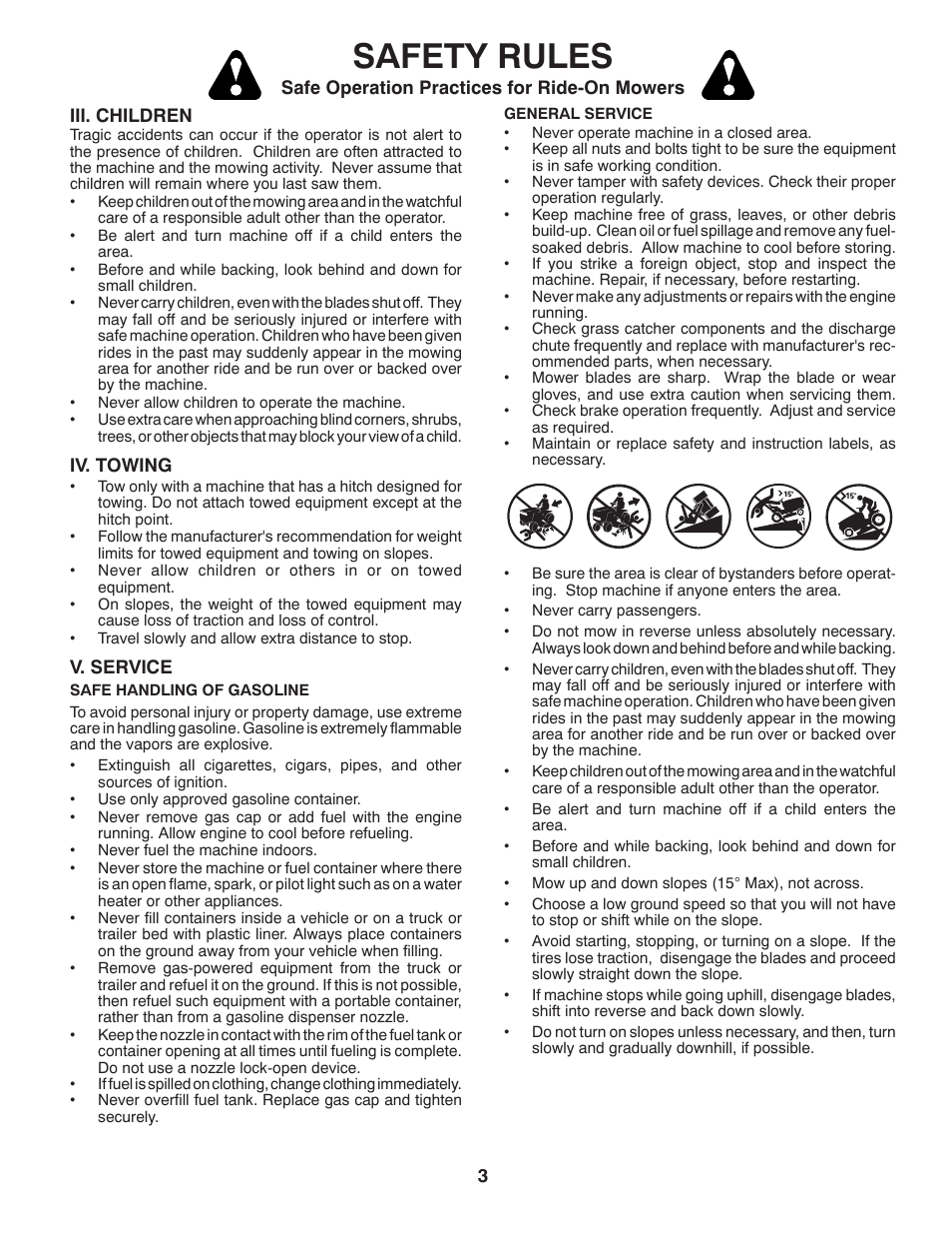 Safety rules | McCulloch 96041011501 User Manual | Page 3 / 28