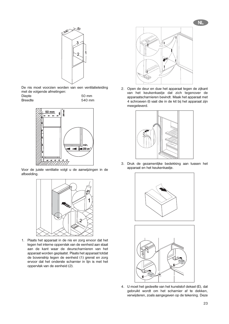 Zanussi ZBA 3154A User Manual | Page 23 / 64