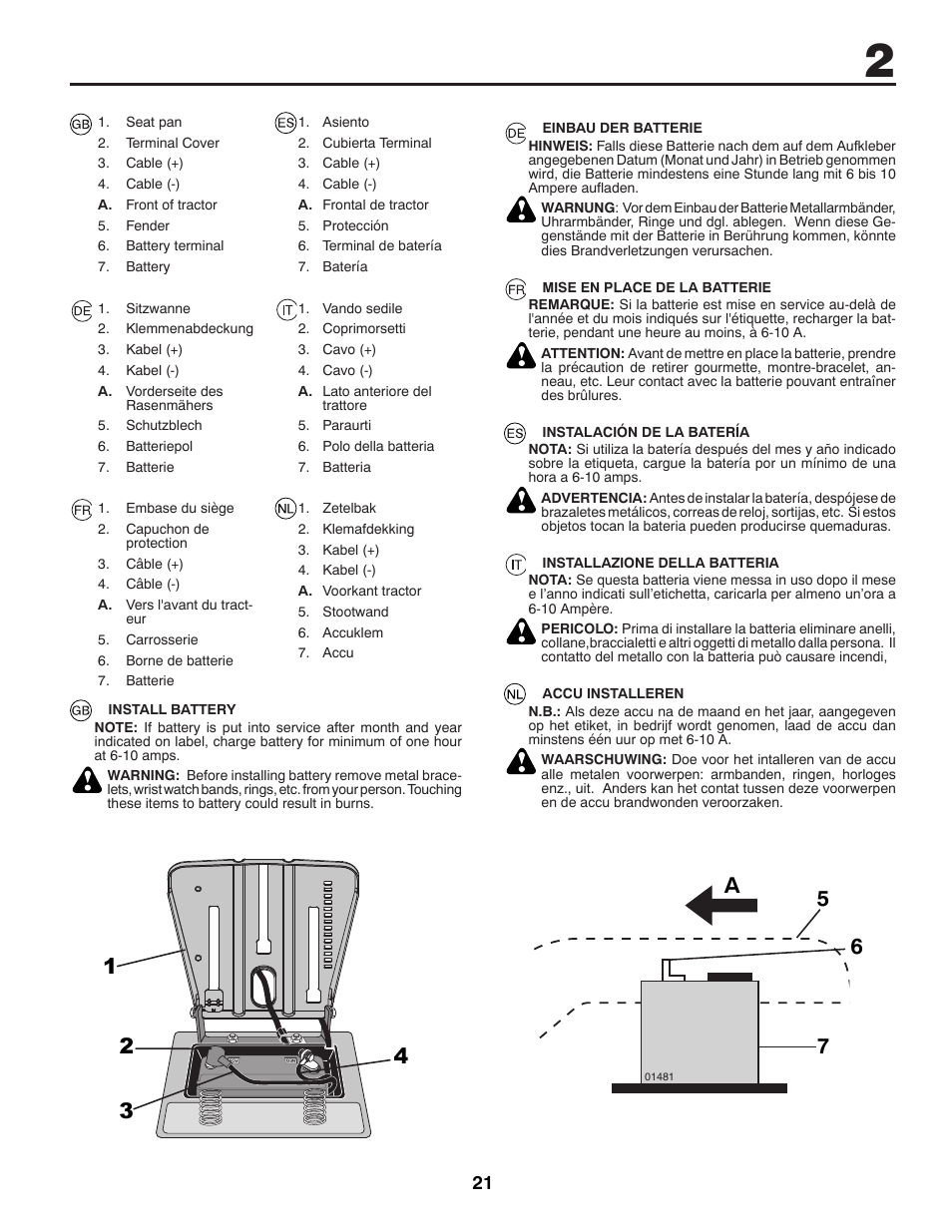 57 a 6 | McCulloch M11577RB User Manual | Page 21 / 80