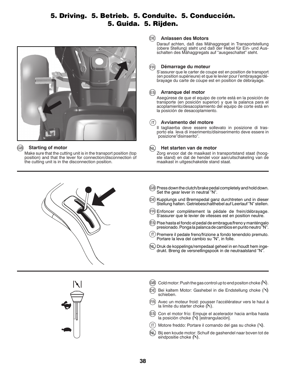 McCulloch M11577RB User Manual | Page 38 / 80