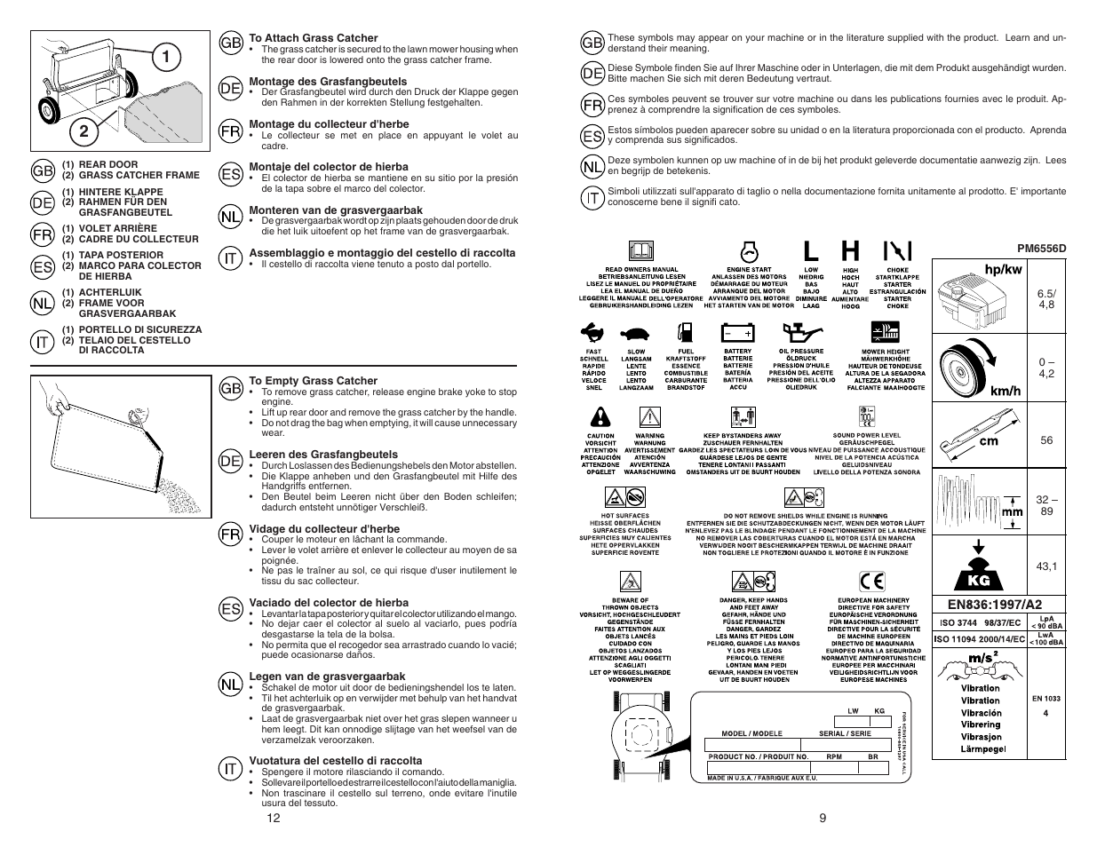 McCulloch PM6556D User Manual | Page 9 / 10