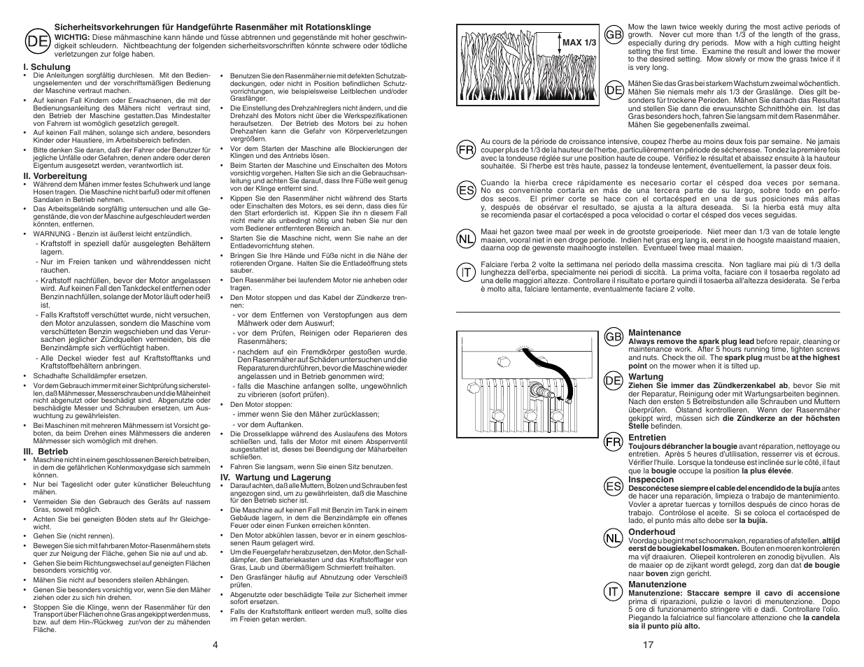 McCulloch M55H53RD User Manual | Page 4 / 10