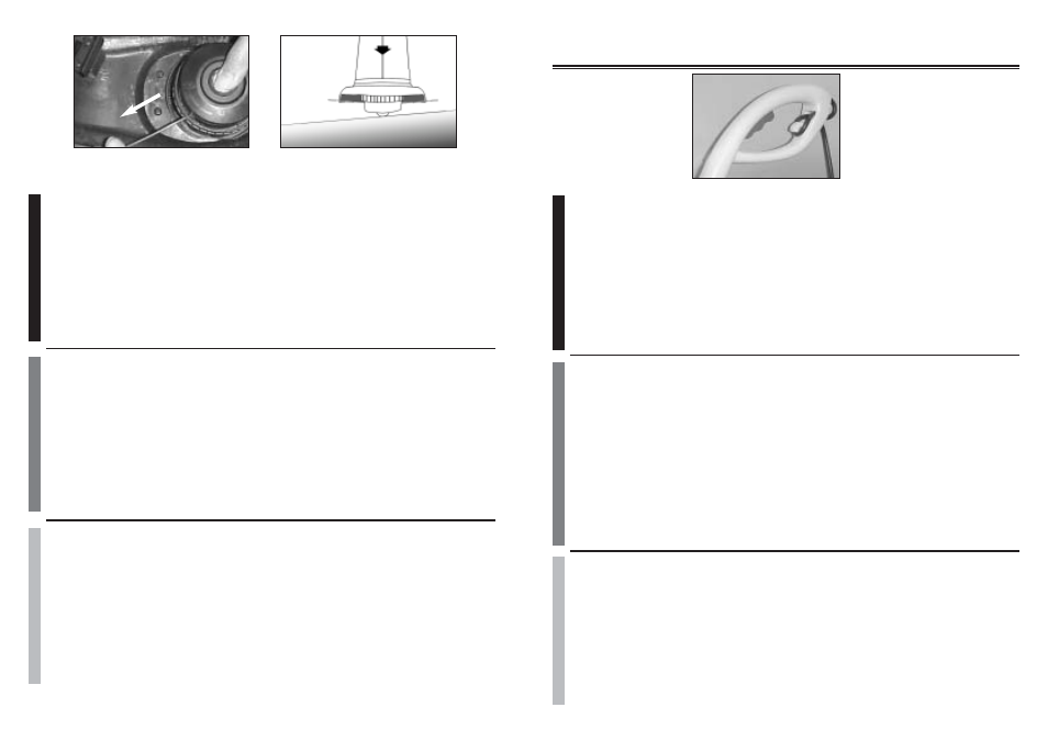 Caution, Avertissement, Advertencia | McCulloch MT2027 User Manual | Page 14 / 20